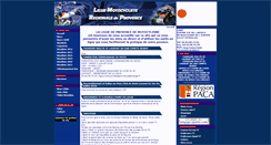 Desktop Screenshot of liguemotoprovence.com